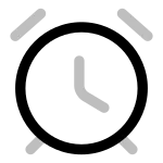 Clock Stand SVG Icon